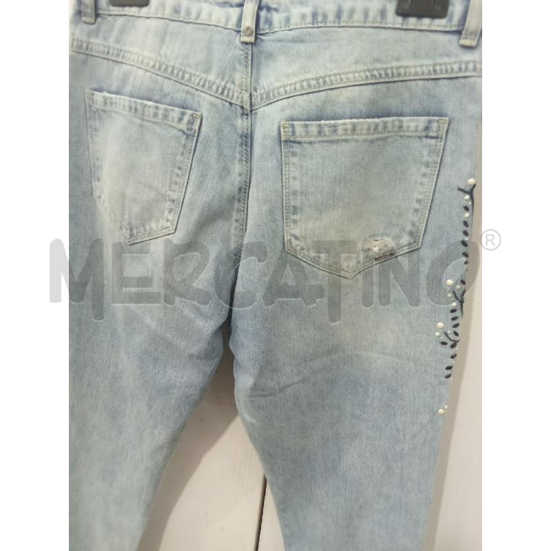 JEANS BAMBINA SFUMATO LIU JO CON ALBERO RAMI PERLINE  | Mercatino dell'Usato Benevento 3