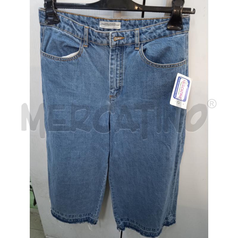 JEANS DONNA LARGO CORTO ZARA | Mercatino dell'Usato Benevento