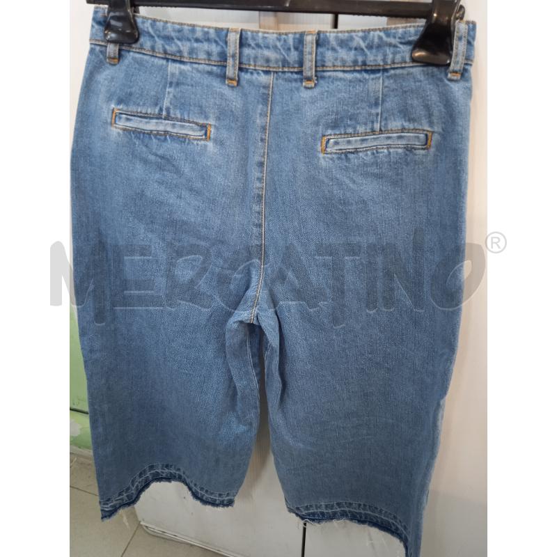 JEANS DONNA LARGO CORTO ZARA | Mercatino dell'Usato Benevento