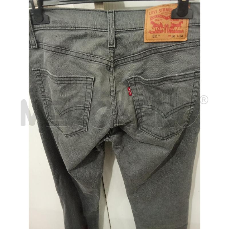 JEANS DONNA LEVIS 511 GRIGIO | Mercatino dell'Usato Benevento 3