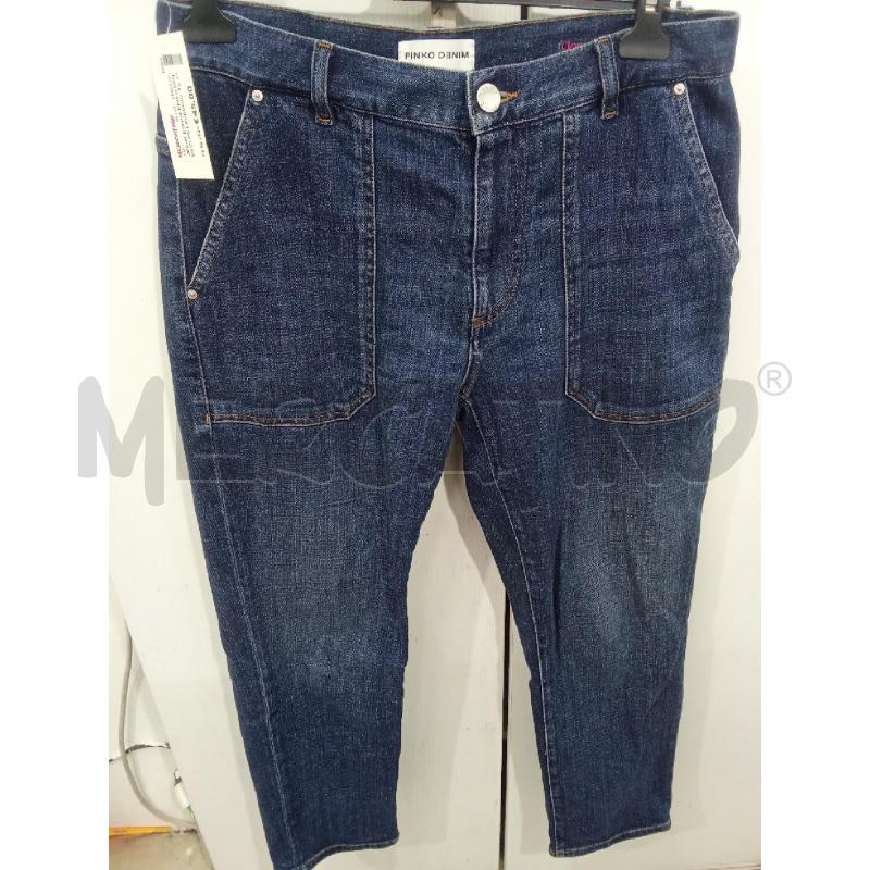 JEANS DONNA PINKO DENIM CLOE LAVAGGIO SCURO | Mercatino dell'Usato Benevento 1