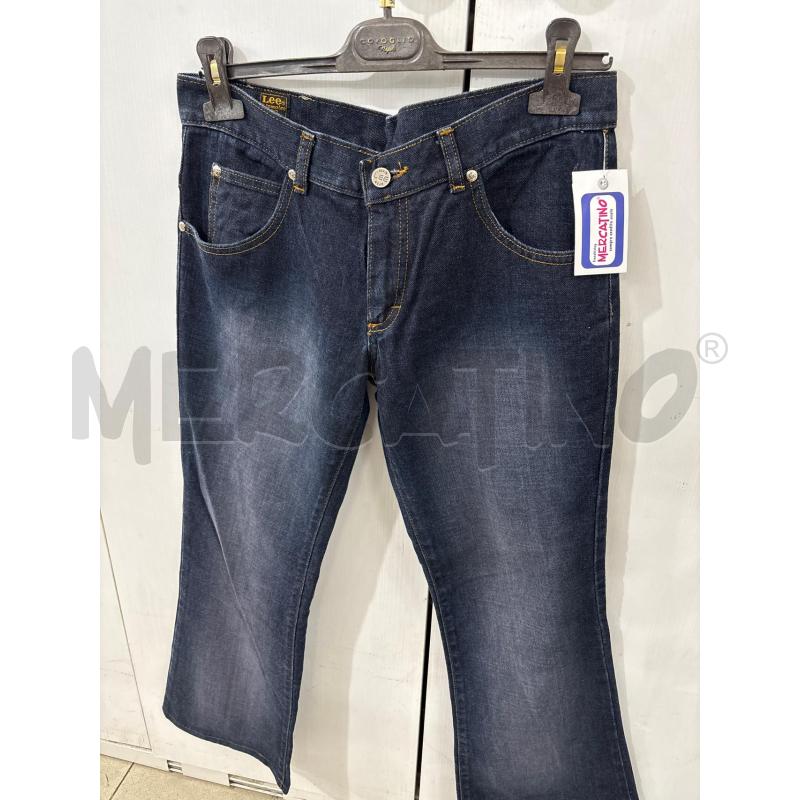 JEANS DONNA SCURO LARGO LEE COTONE | Mercatino dell'Usato Benevento 1