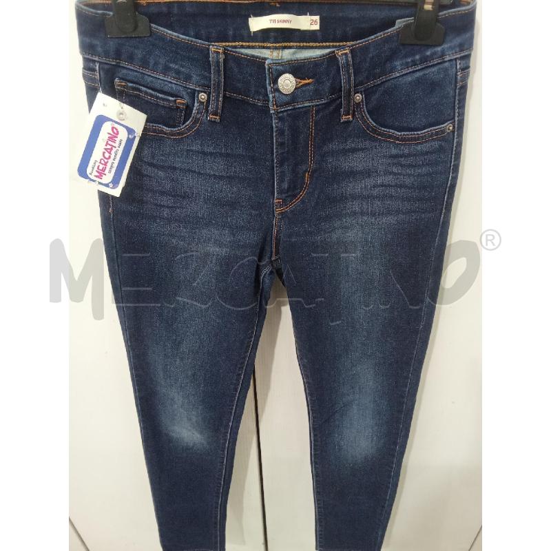 JEANS DONNA SCURO LEVIS SKINNY  | Mercatino dell'Usato Benevento 1