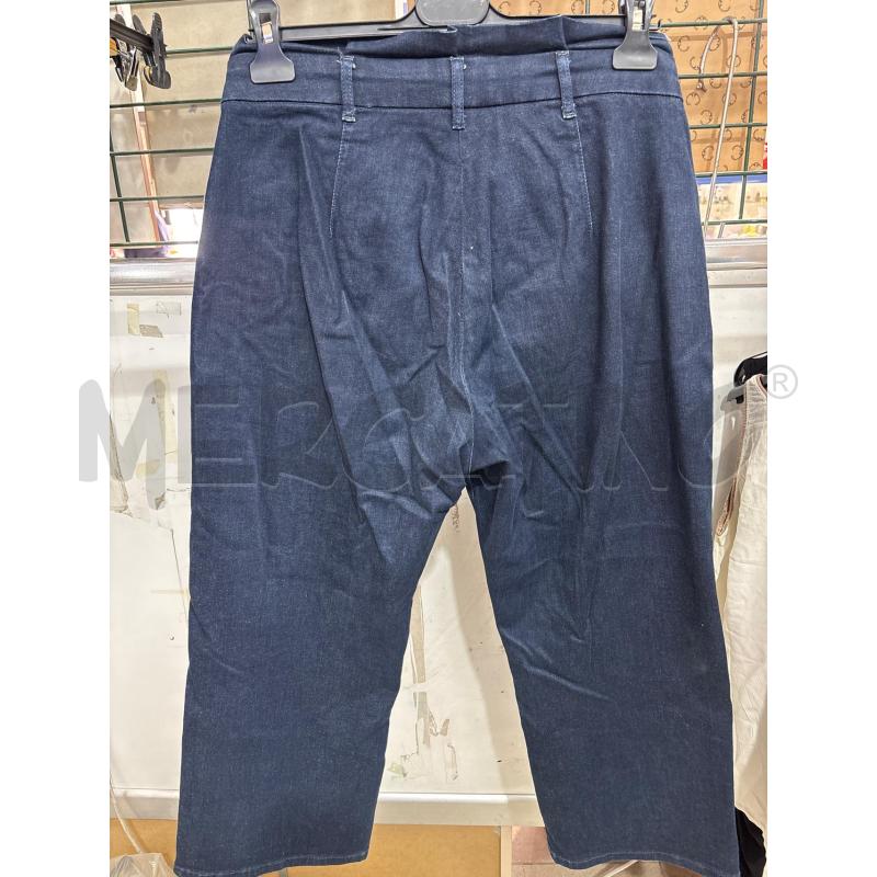 JEANS DONNA SCURO RICCIO IN VITA WIDE CROPPED OSAKA | Mercatino dell'Usato Benevento 3