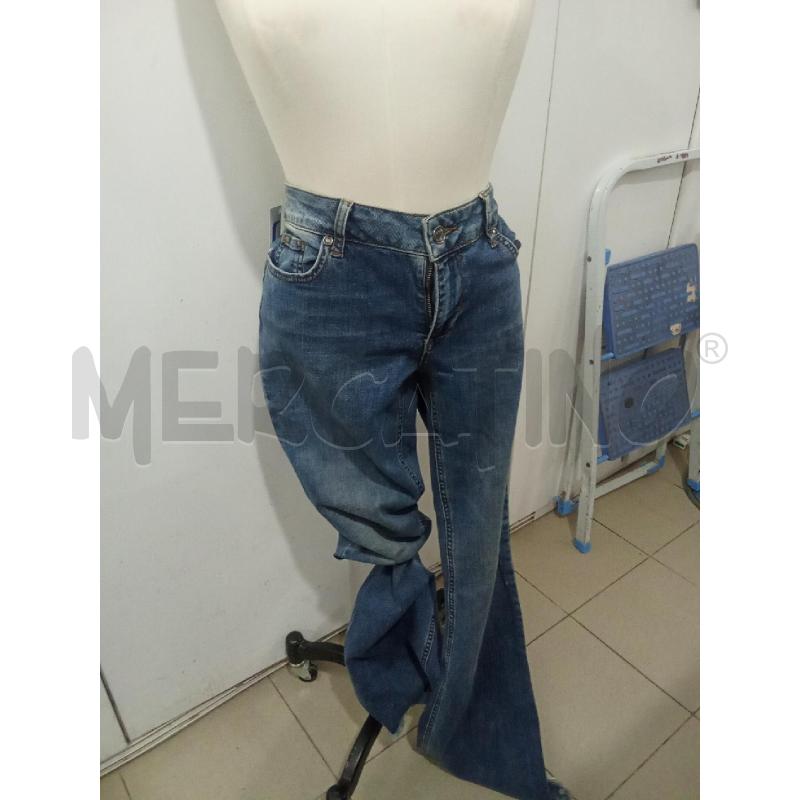 JEANS DONNA SCURO ZAMPA LIU JO ORLO SFRANGIATO | Mercatino dell'Usato Benevento 1