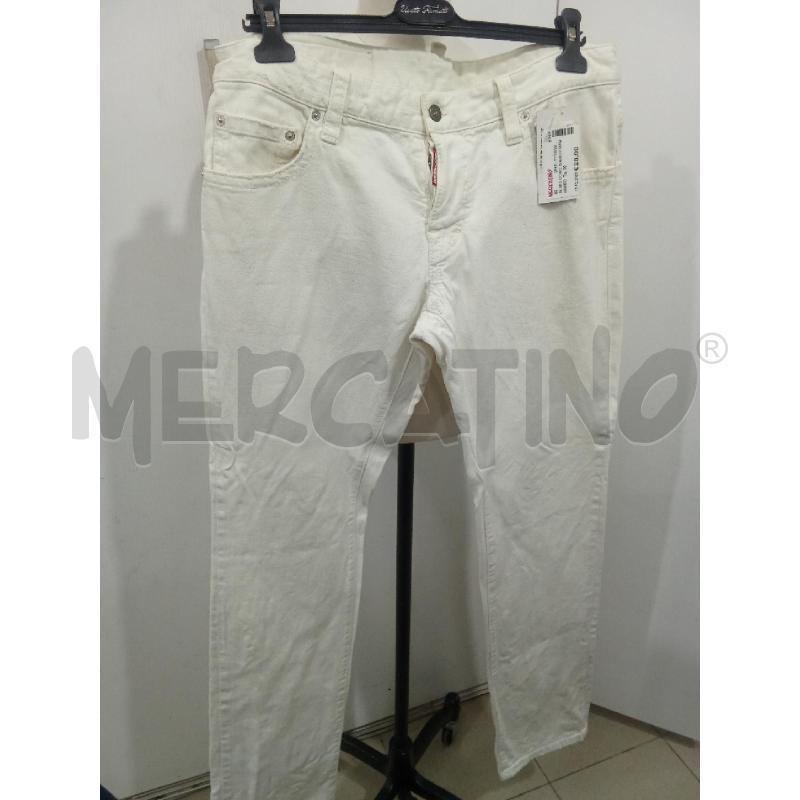 JEANS UOMO BIANCO DSQUARED | Mercatino dell'Usato Benevento 1