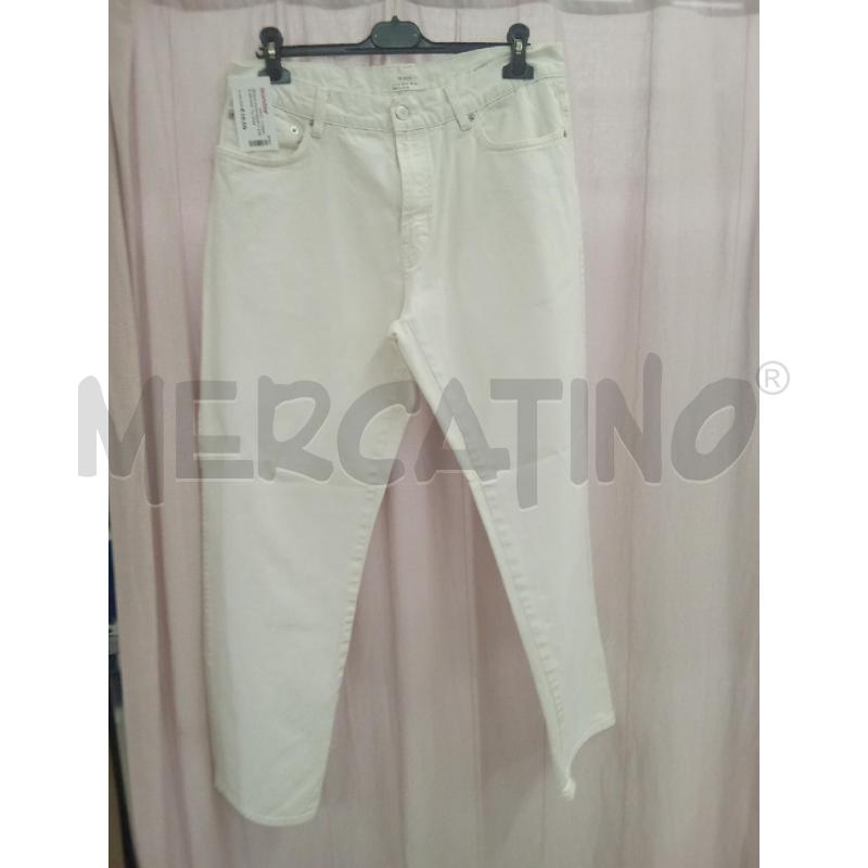 JEANS UOMO BIANCO ZARA ORIGINS | Mercatino dell'Usato Benevento 1