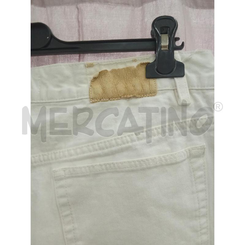 JEANS UOMO BIANCO ZARA ORIGINS | Mercatino dell'Usato Benevento 3