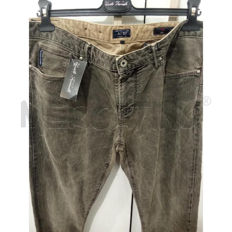 JEANS UOMO GRIGIO INT. BEIGE ARMANI SLIM J06 | Mercatino dell'Usato Benevento 2