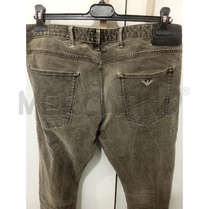 JEANS UOMO GRIGIO INT. BEIGE ARMANI SLIM J06 | Mercatino dell'Usato Benevento 3