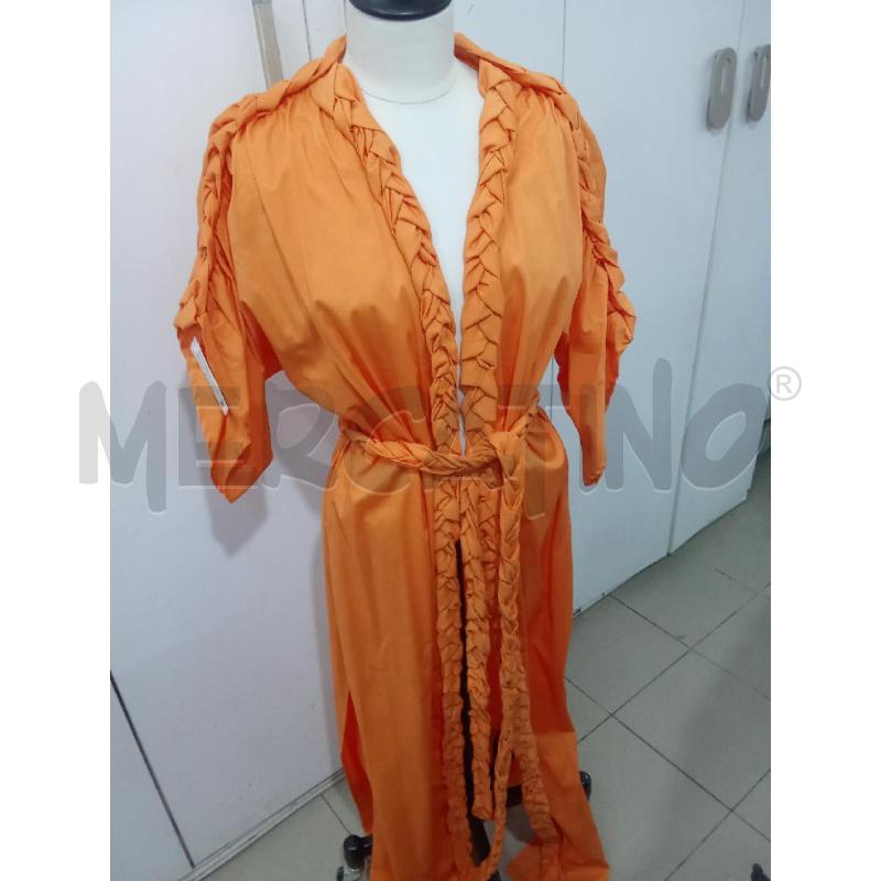 KIMONO ARANCIONE CON TRECCE+CINTURA LEZ DE SOL | Mercatino dell'Usato Benevento 1
