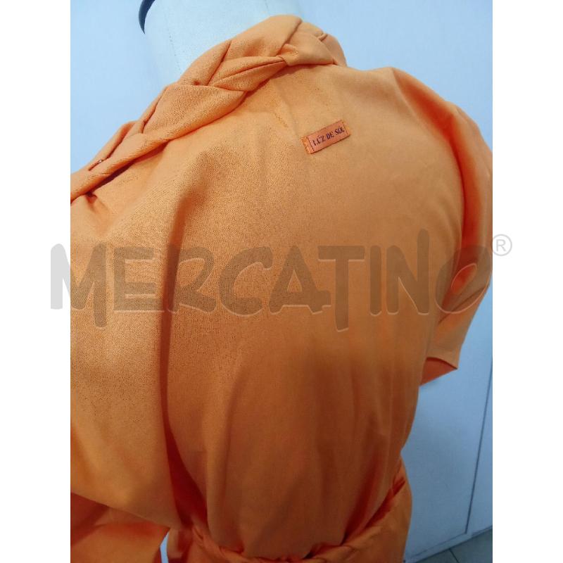 KIMONO ARANCIONE CON TRECCE+CINTURA LEZ DE SOL | Mercatino dell'Usato Benevento 3