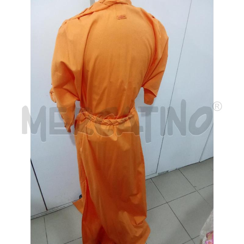 KIMONO ARANCIONE CON TRECCE+CINTURA LEZ DE SOL | Mercatino dell'Usato Benevento 4