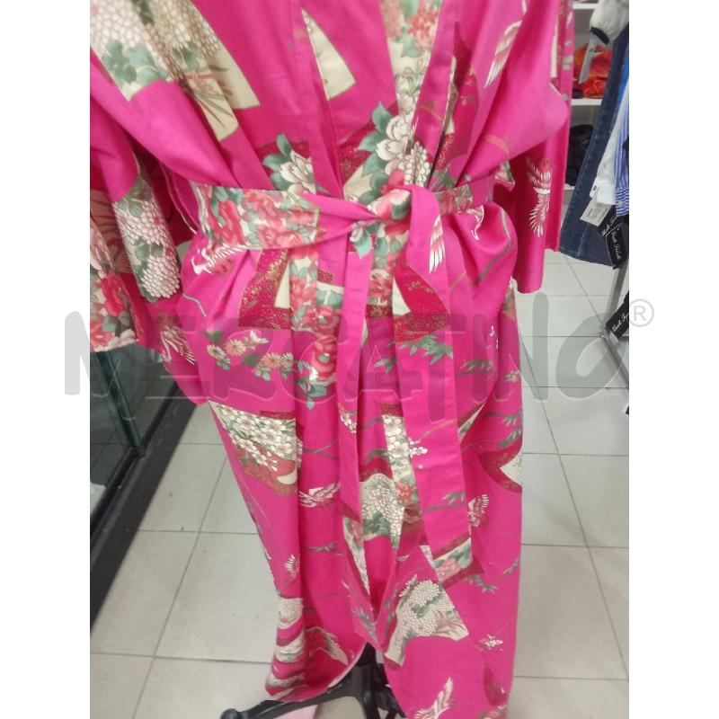 KIMONO DONNA FUCSIA STILE ORIENTALE ICHIBAN | Mercatino dell'Usato Benevento 3