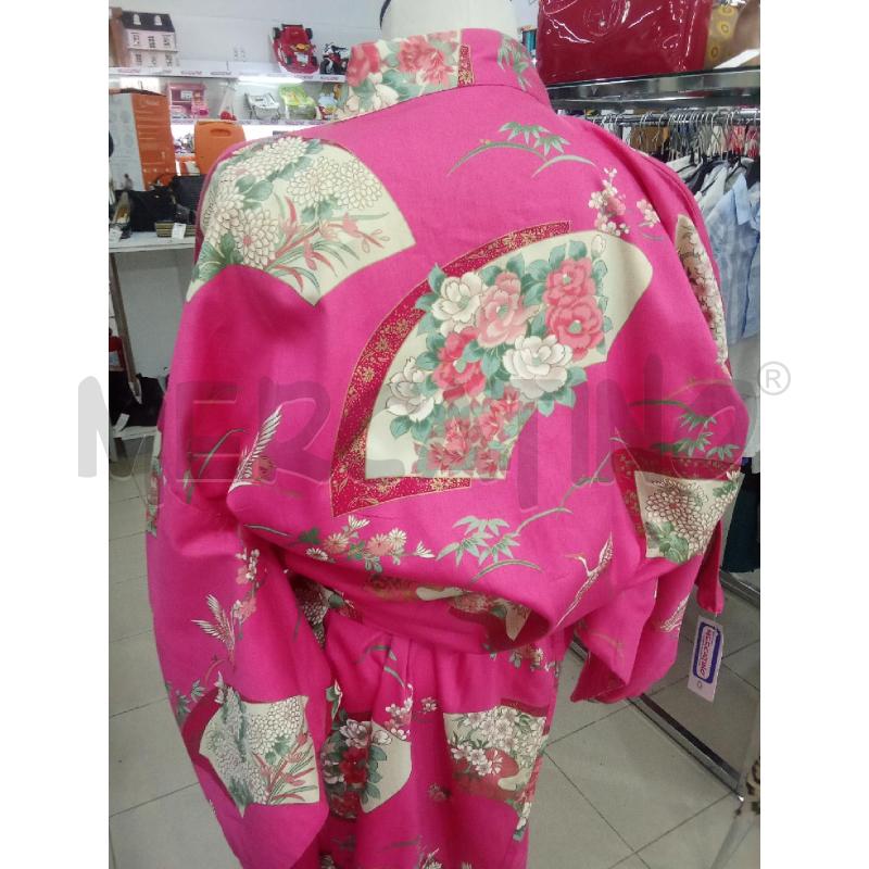 KIMONO DONNA FUCSIA STILE ORIENTALE ICHIBAN | Mercatino dell'Usato Benevento 4