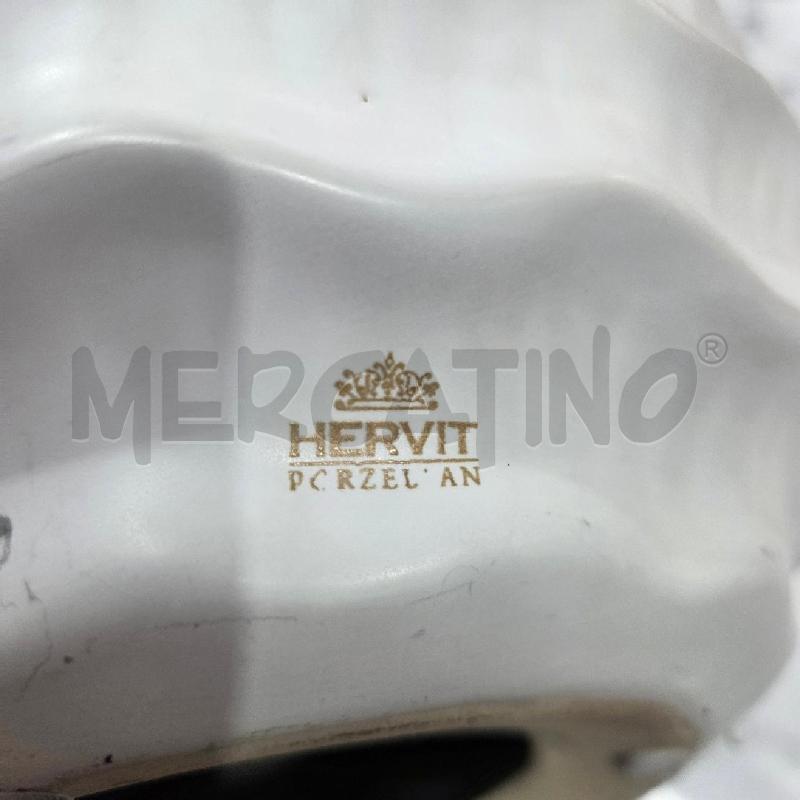 LAMPADA BIANCA DORATA CALOTTA MARRONE HERVIT DIFETTO CREPE | Mercatino dell'Usato Benevento 3