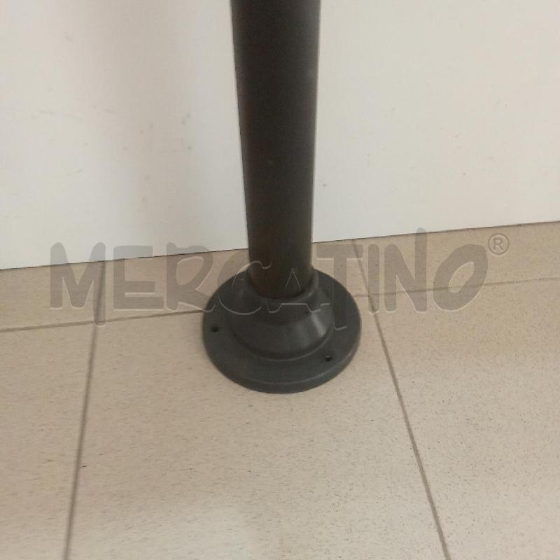 LAMPADA DA GIARDINO METALLO CERCHI LEGNO | Mercatino dell'Usato Benevento 3