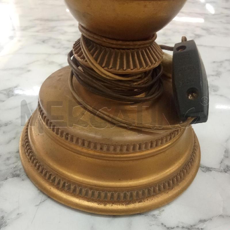 LAMPADA DA SISTEMARE MARRONE DISEGNI TERRACOTTA | Mercatino dell'Usato Benevento 4