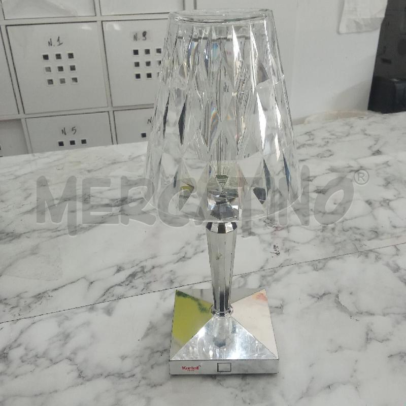 LAMPADA DA TAVOLO LED KARTELL TRASPARENTE | Mercatino dell'Usato Benevento 1