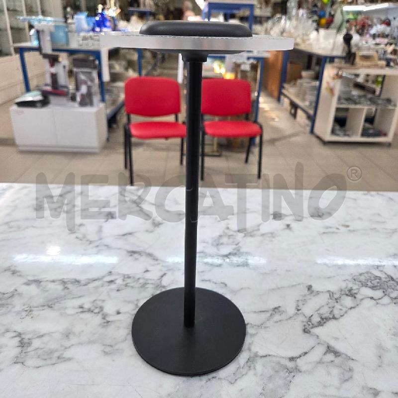 LAMPADA NERA BASE QUADRATA TRASPARENTE DISENGNI ARCHI BIANCHI AIGOSTAR | Mercatino dell'Usato Benevento 4