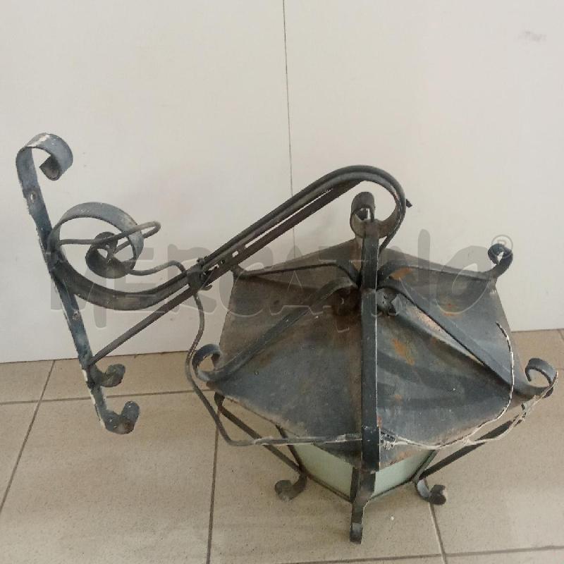 LAMPIONE DA ESTERNO FERRO BATTUTO VETRI | Mercatino dell'Usato Benevento 2