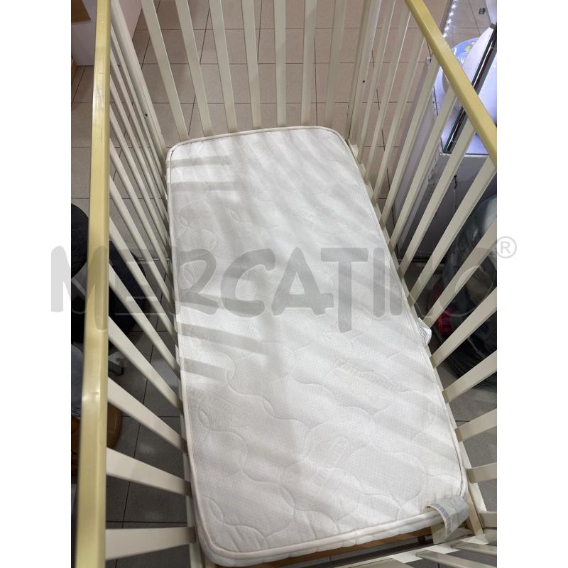 LETTINO BAMBINO PANNA + MATERASSO ORSETTO PERLINE  | Mercatino dell'Usato Benevento 3