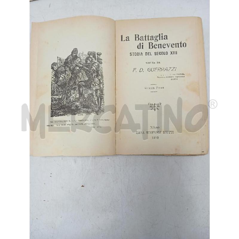 LIBRO LA BATTAGLIA DI BENEVENTO 1910 I E II VOL  | Mercatino dell'Usato Benevento 2