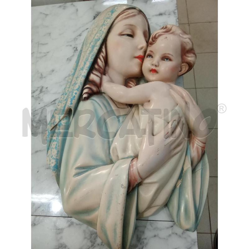 MADONNA CON BAMBINO GESSO DIFETTO  | Mercatino dell'Usato Benevento 1