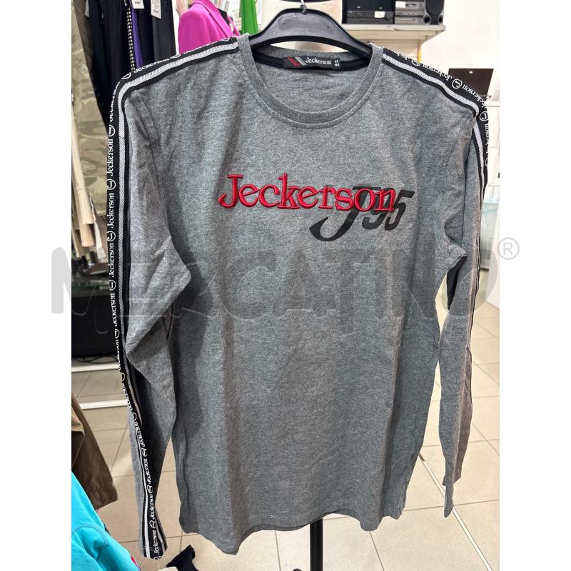 MAGLIA BAMBINO JECKERSON GRIGIO SCRITTA ROSSA  | Mercatino dell'Usato Benevento 1
