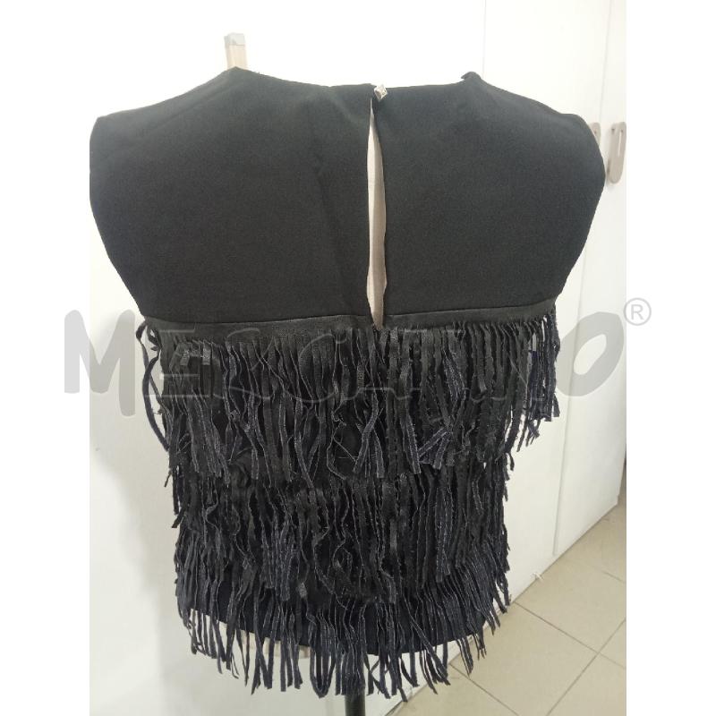 MAGLIA DONNA GIROMANICA FRANGE PELLE  BEATRICE | Mercatino dell'Usato Benevento 3