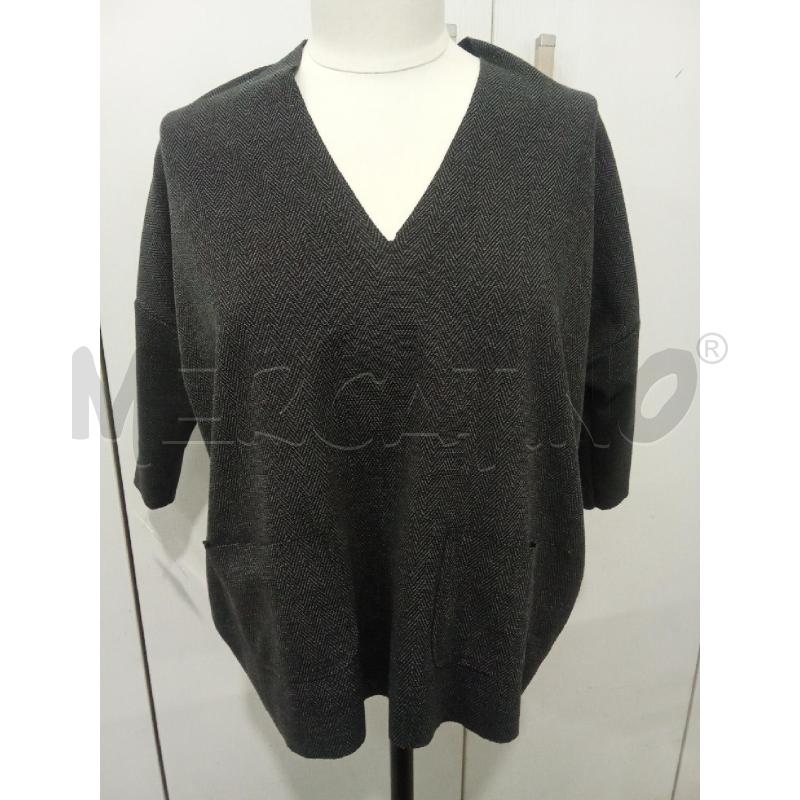 MAGLIA DONNA GRIGIO NERA SPIGATA RINASCIMENTO | Mercatino dell'Usato Benevento 1