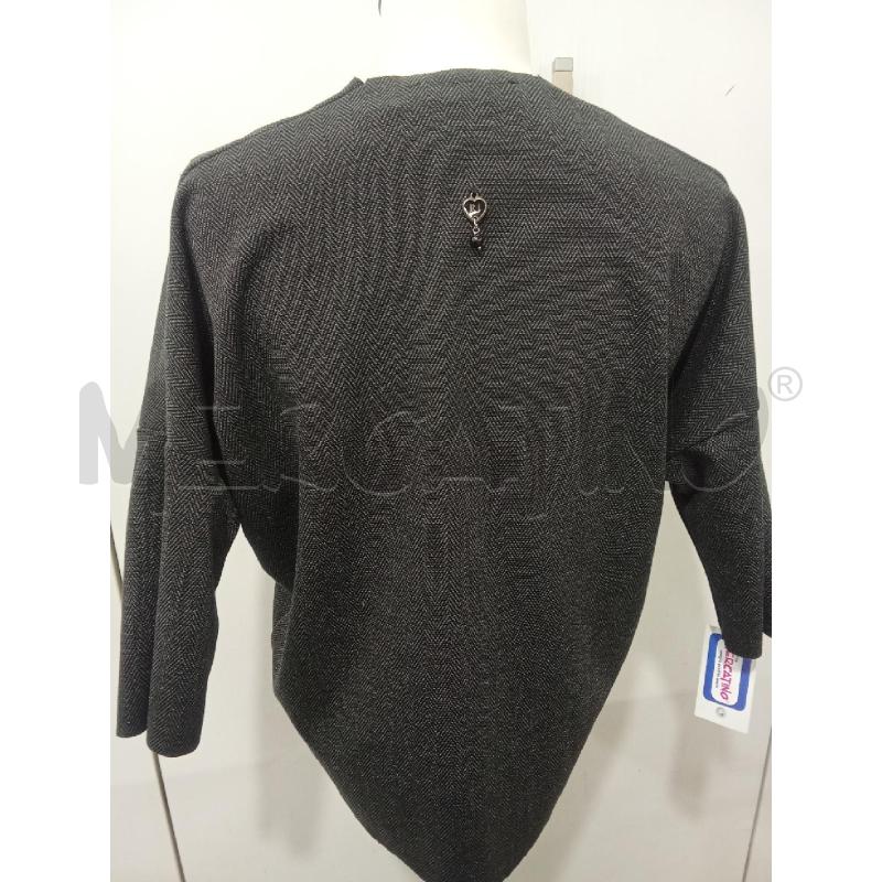 MAGLIA DONNA GRIGIO NERA SPIGATA RINASCIMENTO | Mercatino dell'Usato Benevento 3