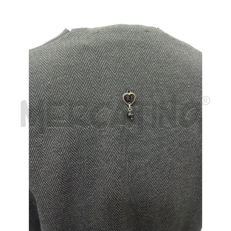 MAGLIA DONNA GRIGIO NERA SPIGATA RINASCIMENTO | Mercatino dell'Usato Benevento 4