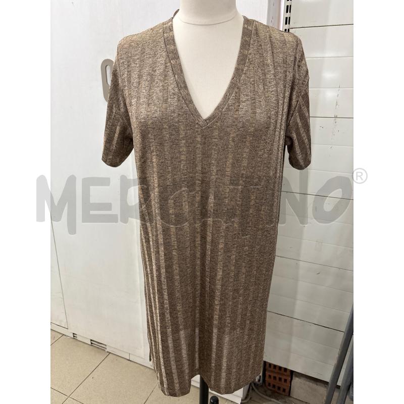 MAGLIA DONNA LUNGA MARRONE ZARA | Mercatino dell'Usato Benevento 1