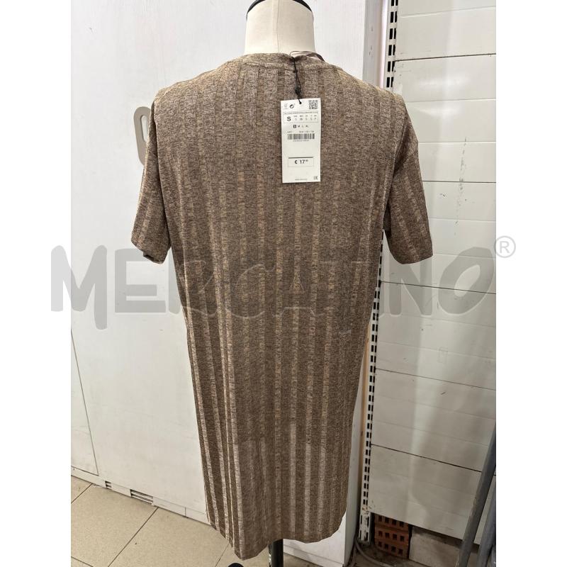MAGLIA DONNA LUNGA MARRONE ZARA | Mercatino dell'Usato Benevento 2