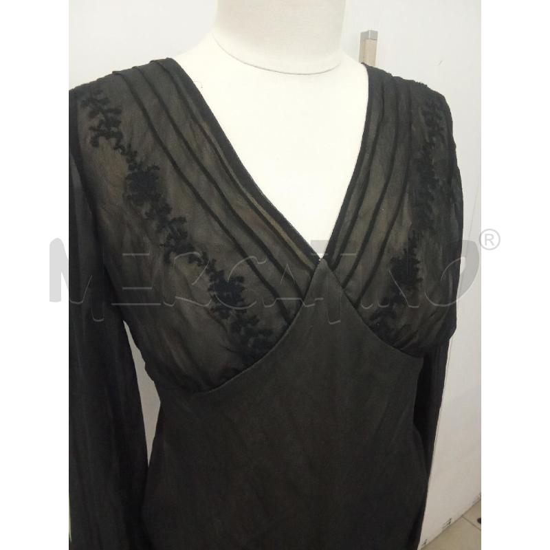 MAGLIA DONNA NERA VELATA SETA JONATHAN MARTIN | Mercatino dell'Usato Benevento 2