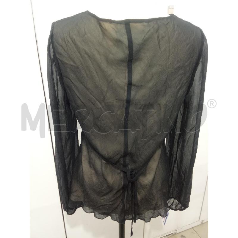 MAGLIA DONNA NERA VELATA SETA JONATHAN MARTIN | Mercatino dell'Usato Benevento 3