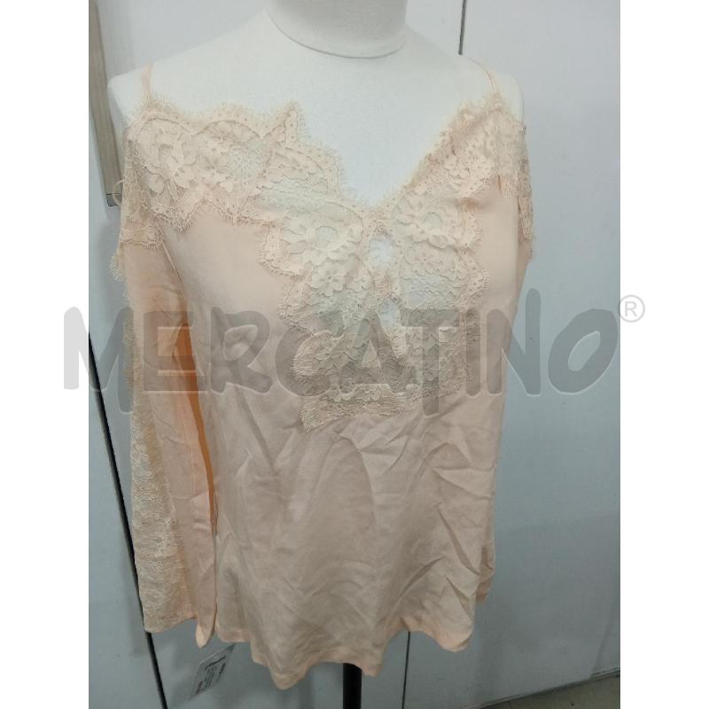 MAGLIA DONNA RSA SETA E PIZZO TWINSET | Mercatino dell'Usato Benevento 1