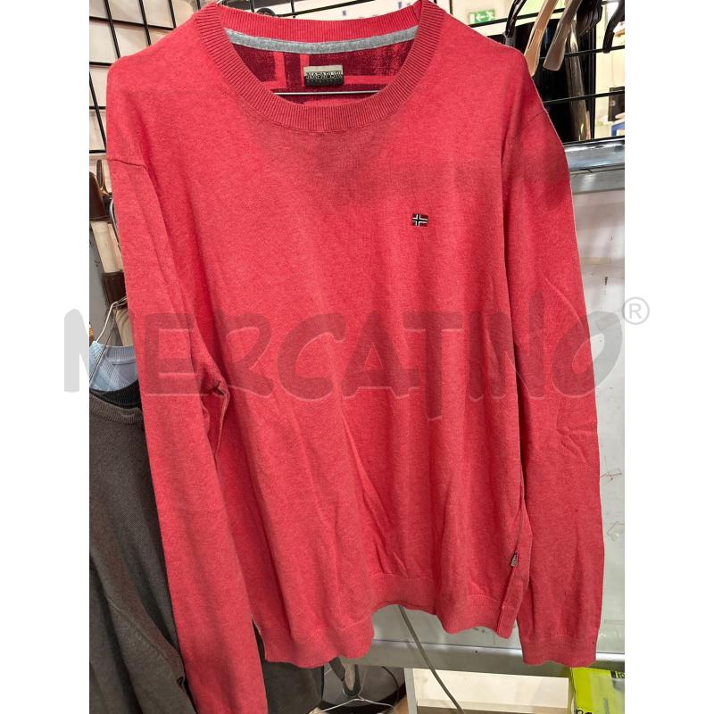 MAGLIA UOMO NAPAPIJIRI ROSA PESCA  | Mercatino dell'Usato Benevento 1
