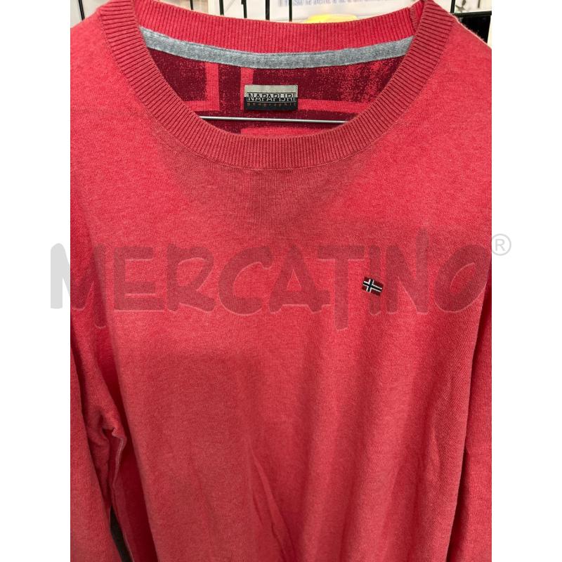 MAGLIA UOMO NAPAPIJIRI ROSA PESCA  | Mercatino dell'Usato Benevento 2