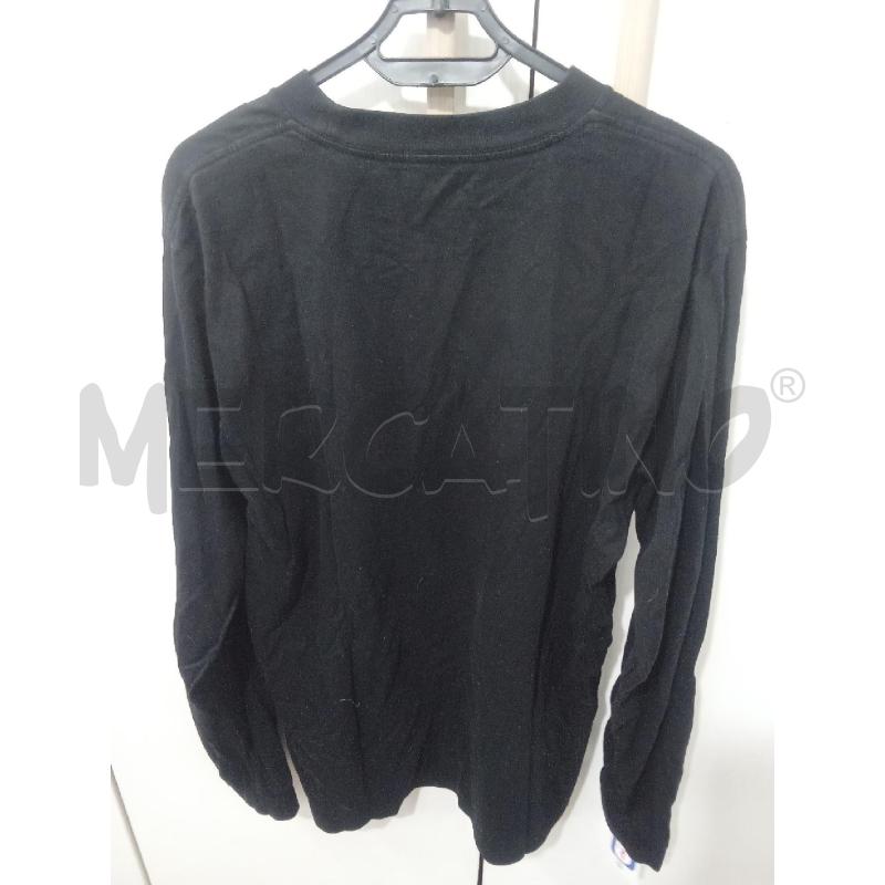 MAGLIA UOMO NERA MANICA LUNGA CARHARTT IMMAGINE UOMO  | Mercatino dell'Usato Benevento 2