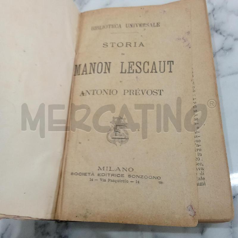 MANON LASCAUT ANTONIO PREVOST | Mercatino dell'Usato Benevento 4