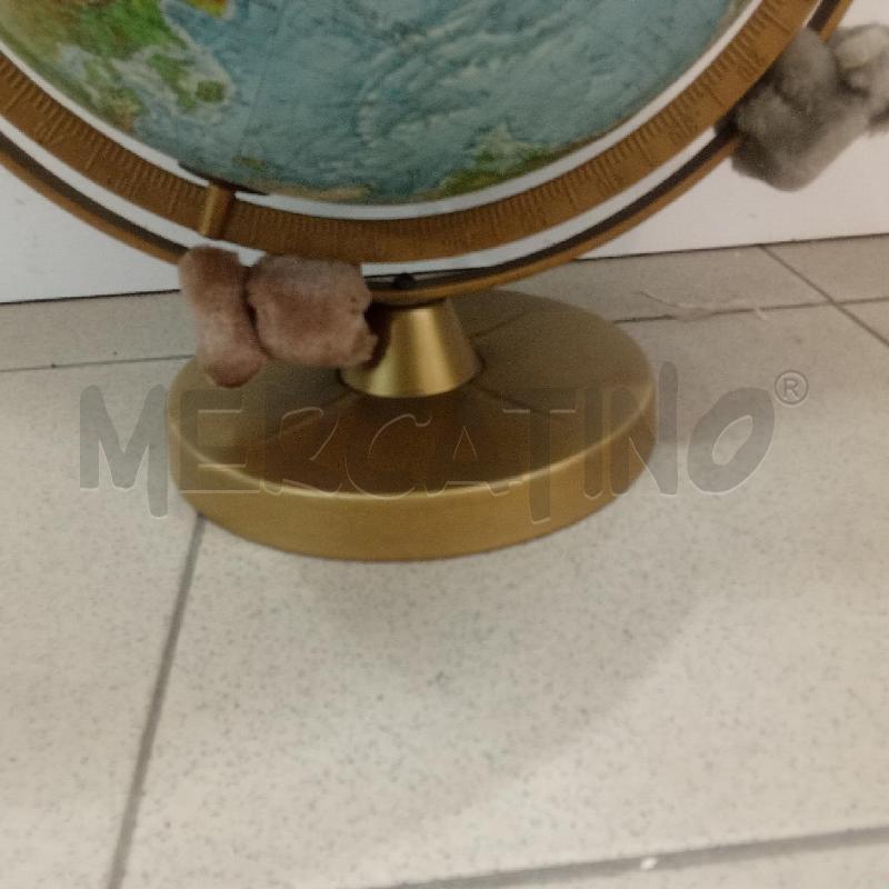 MAPPAMONDO BASE DORATA AZZURRO | Mercatino dell'Usato Benevento 3