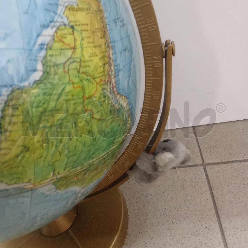 MAPPAMONDO BASE DORATA AZZURRO | Mercatino dell'Usato Benevento 4
