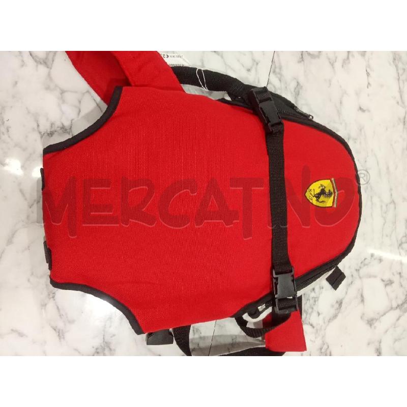 MARSUPIO BAMBINO ROSSO FERRARI | Mercatino dell'Usato Benevento 1