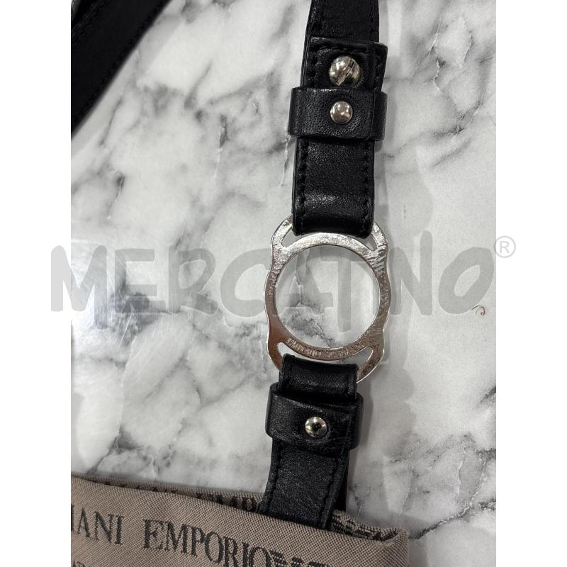 MARSUPIO UOMO MARRONE NERO EMPORIO ARMANI  | Mercatino dell'Usato Benevento 3