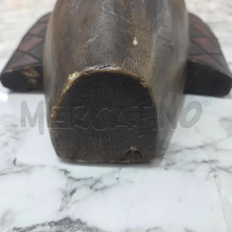 MASCHERA LEGNO STILE ETNICO CAPPELLO  | Mercatino dell'Usato Benevento 3