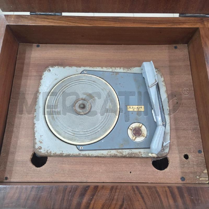 MOBILETTO GIRADISCHI ANNI 50 MARRONE DA SISTEMARE | Mercatino dell'Usato Benevento 3