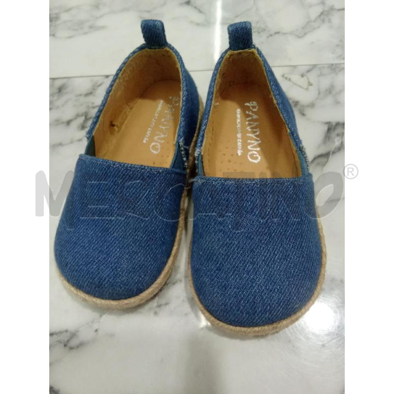 MOCASSINI BAMBINO DENIM BLU SUOLA PAGLIA PANYNO | Mercatino dell'Usato Benevento 1