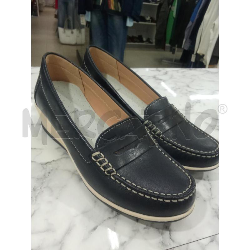 MOCASSINI DONNA BLU PARA BIANCA GEOX | Mercatino dell'Usato Benevento 1